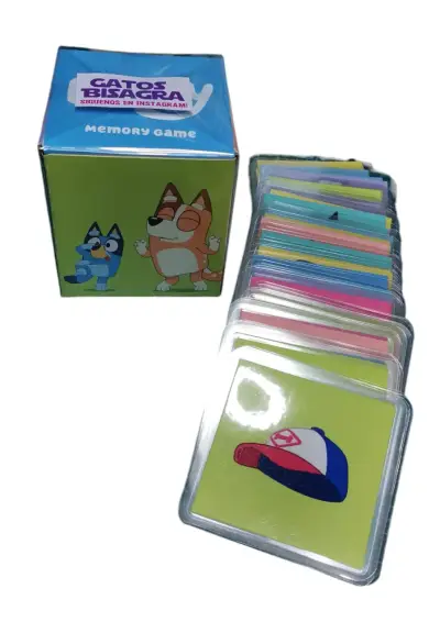 Juego de memorice Bluey Plastificado - miniatura 1