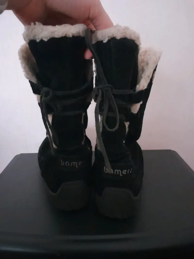 Botas negras bamers con forro de chiporro - 2