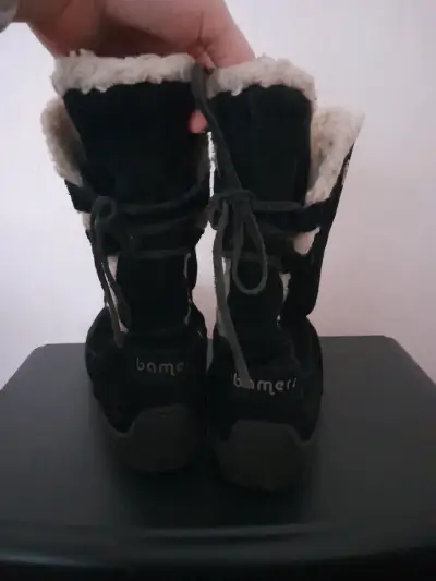 Botas negras bamers con forro de chiporro - miniatura 2