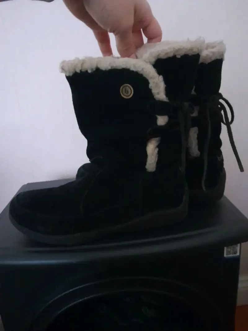 Botas negras bamers con forro de chiporro - 3