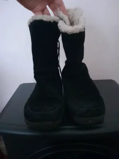Botas negras bamers con forro de chiporro - miniatura 4