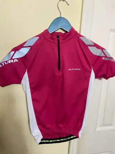 Conjunto ciclismo niña calza+tricota - miniatura 1