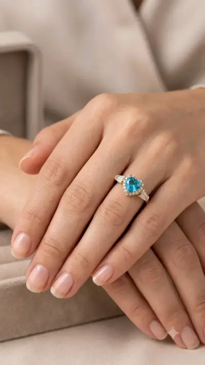Anillo de Compromiso Amour Azur - miniatura 2