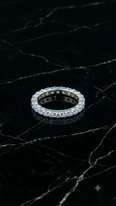 Anillo Eternity Clásico Sinfín - miniatura 1