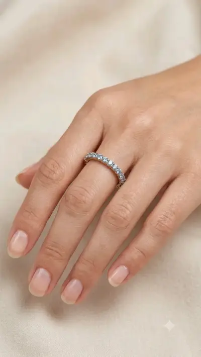 Anillo Eternity Clásico Sinfín - miniatura 2
