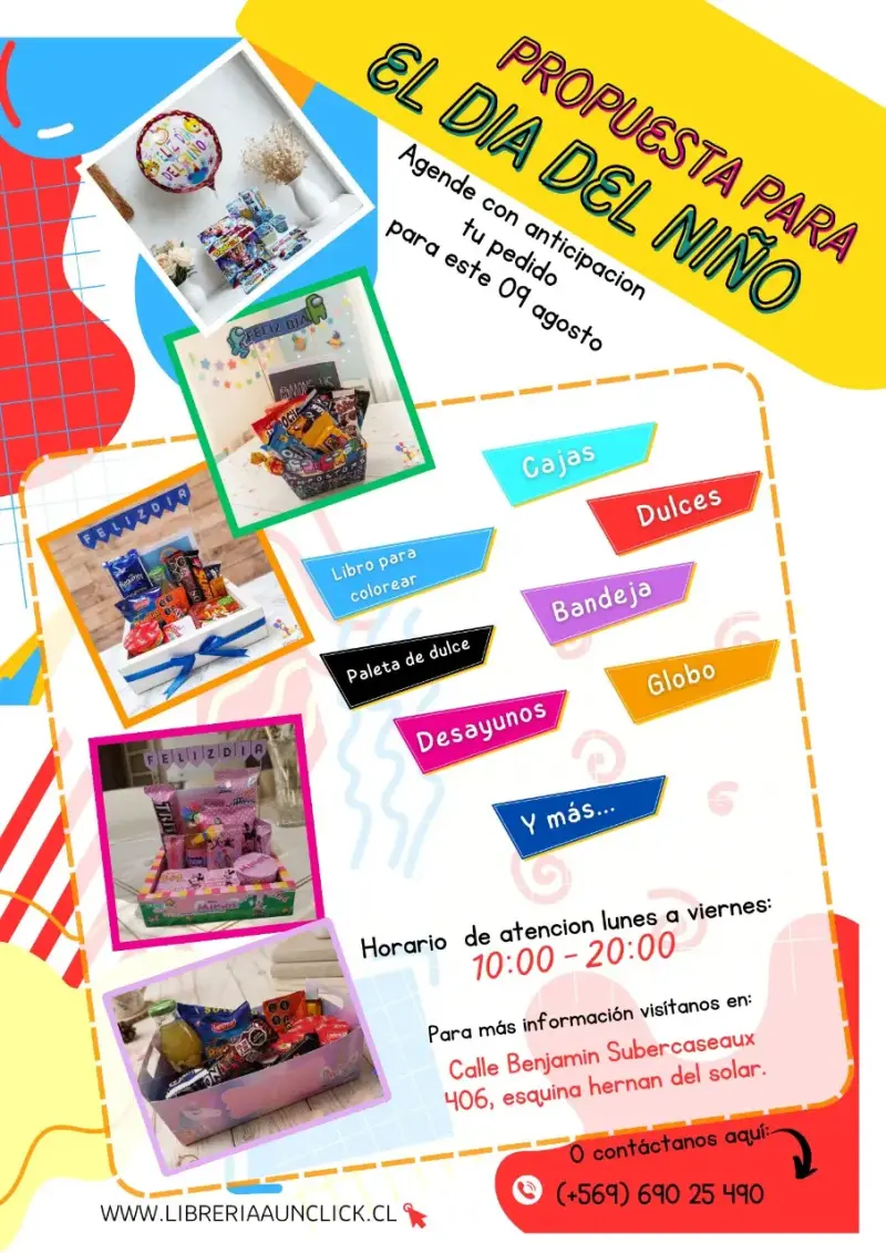 Caja de dulces para el Día del Niño