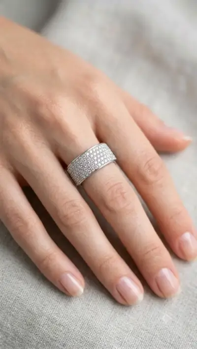Anillo de Banda Ancha Pavé Splendor - miniatura 2