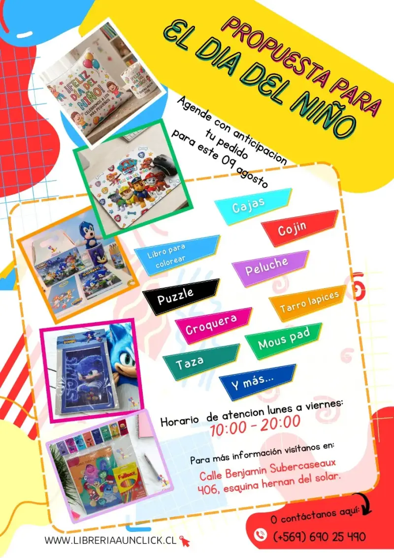 Set de regalos para el Día del Niño