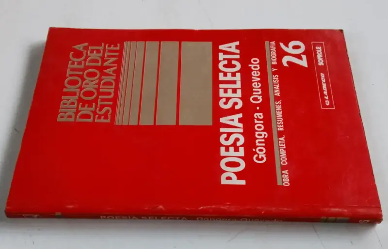 Libro Poesía Selecta Góngora Quevedo - 2