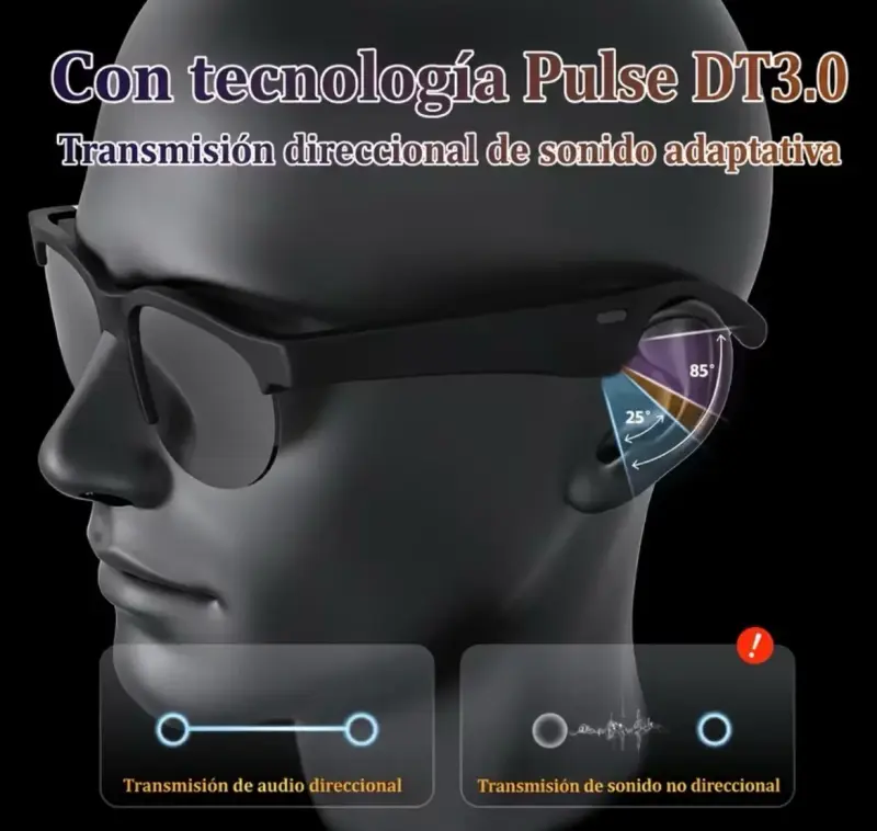 Gafas de sol con auriculares Bluetooth integrados - 2