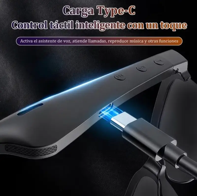 Gafas de sol con auriculares Bluetooth integrados - 6