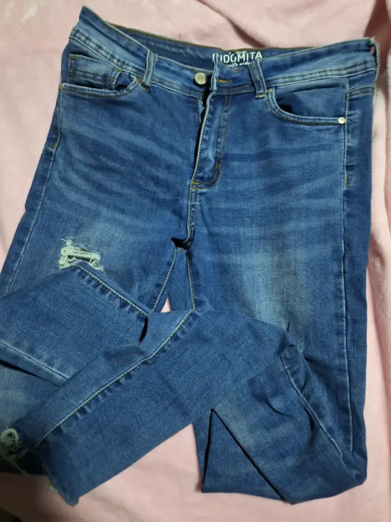 Jeans azules Indómita desgastados - 1