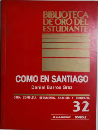 Libro 'Como en Santiago' de Daniel Barros Grez - miniatura 1