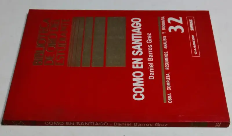 Libro 'Como en Santiago' de Daniel Barros Grez - 2
