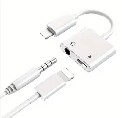 Adaptador doble para iPhone carga y audio - miniatura 4