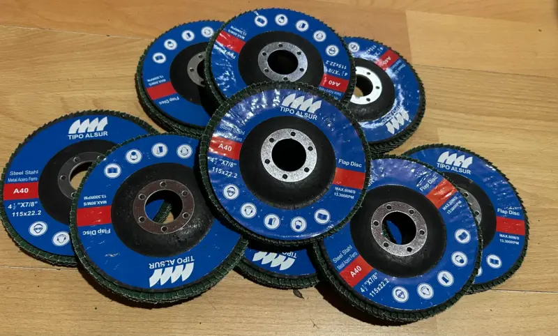 Discos flap Tipo Alsur A40 para metal - 1