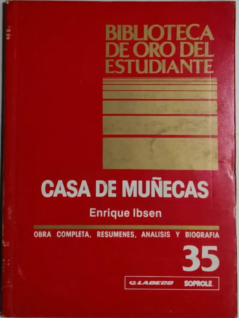Casa de Muñecas de Enrique Ibsen - Biblioteca de Oro - 1