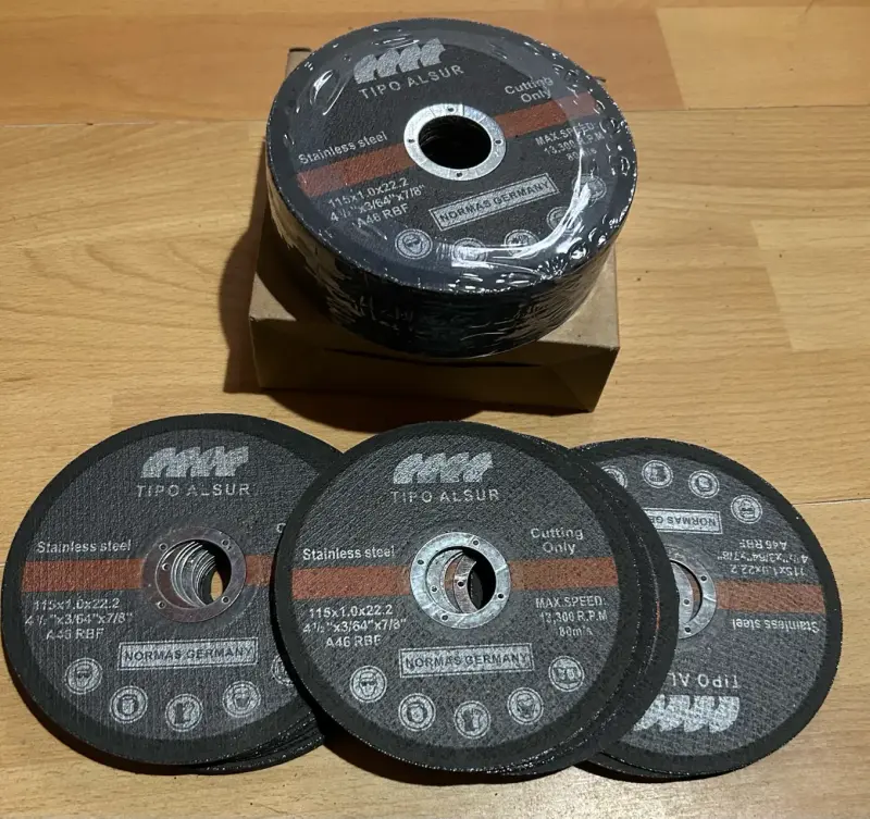Discos de corte para acero inoxidable 115mm - 1