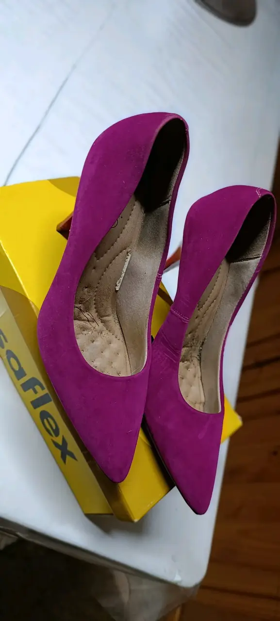 Zapatos de tacón fucsia elegantes - 2
