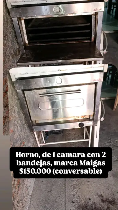 Horno industrial Maigas de acero inoxidable - miniatura 1
