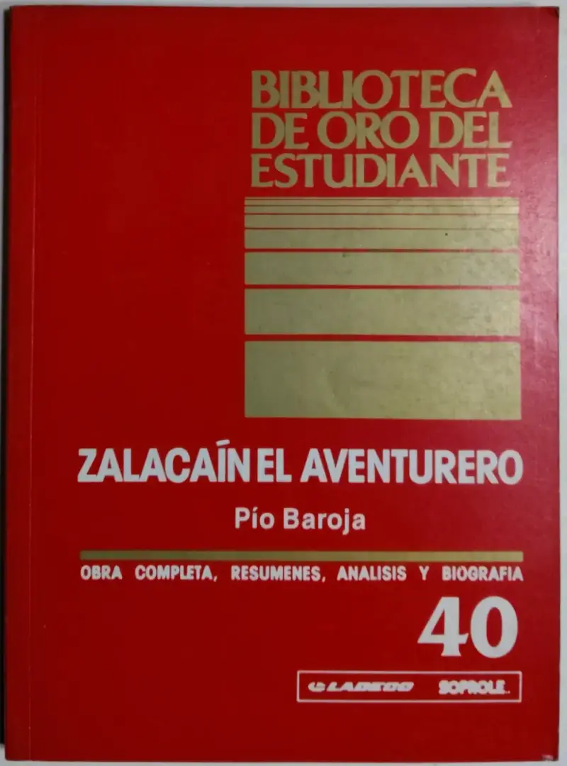 Libro Zalacaín el Aventurero de Pío Baroja - 1