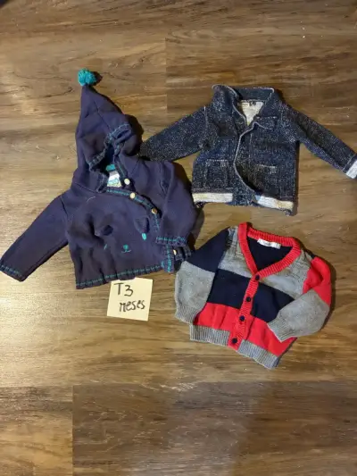 Conjunto de chalecos para bebé 3 meses - miniatura 1