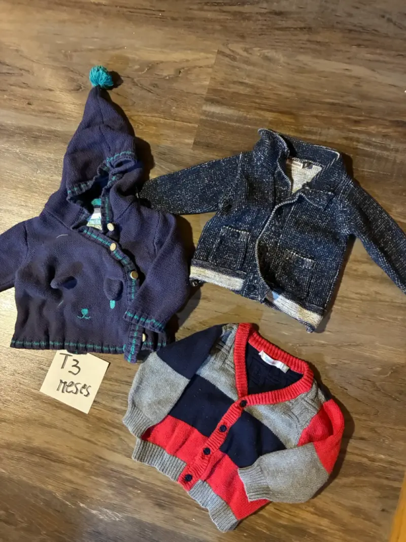 Conjunto de chalecos para bebé 3 meses - 2