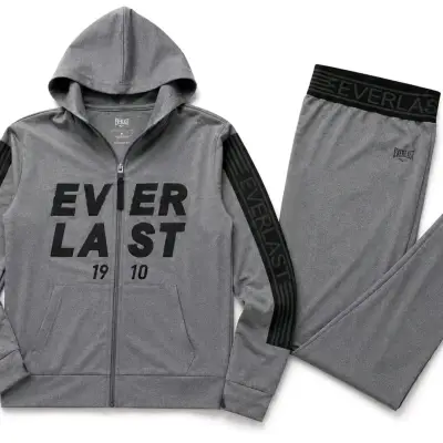 Conjunto deportivo Everlast gris con capucha - miniatura 1