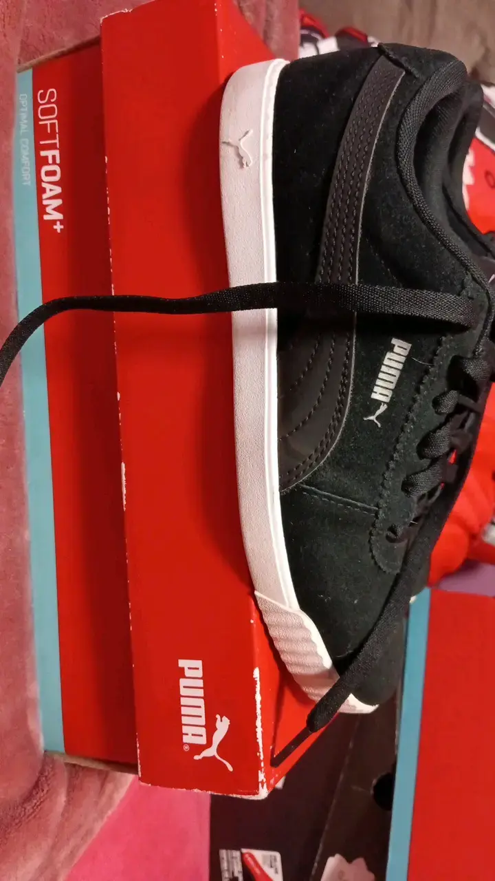 Zapatillas Puma negras Carina slim SD - 1