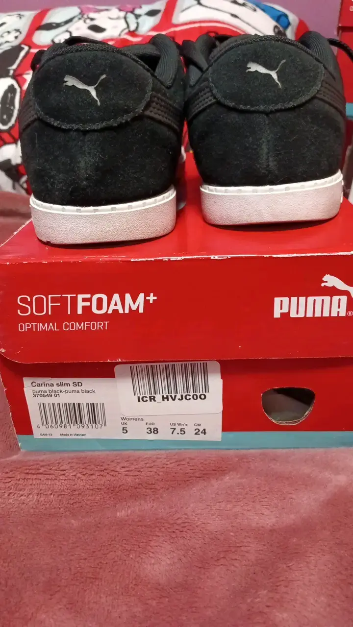 Zapatillas Puma negras Carina slim SD - 2