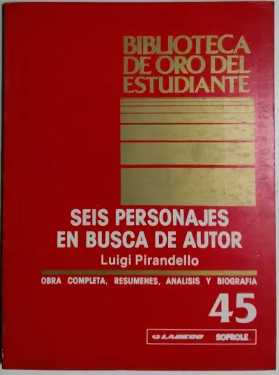 Libro 'Seis personajes en busca de autor' Luigi Pirandello - miniatura 1