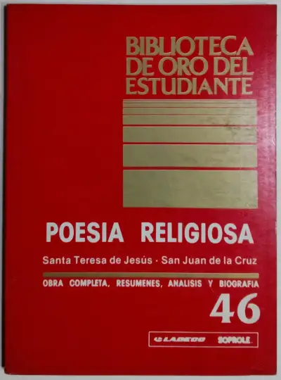 Libro Poesía Religiosa Santa Teresa y San Juan - miniatura 1