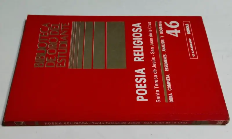 Libro Poesía Religiosa Santa Teresa y San Juan - 2
