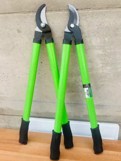 Tijeras de podar de mango largo verde - miniatura 3