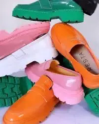 Zapatos mocasines naranjas Cresta - 3