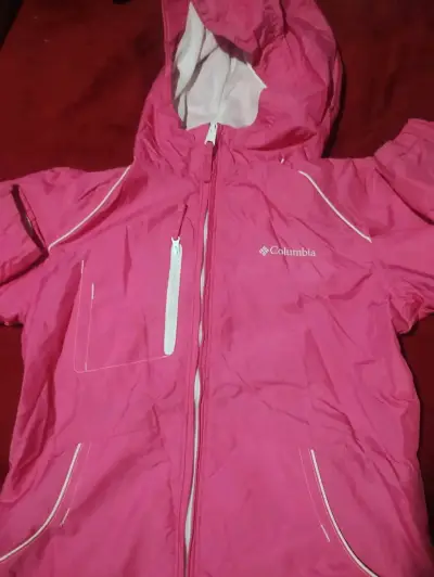 Chaqueta Columbia rosa para mujer - miniatura 2