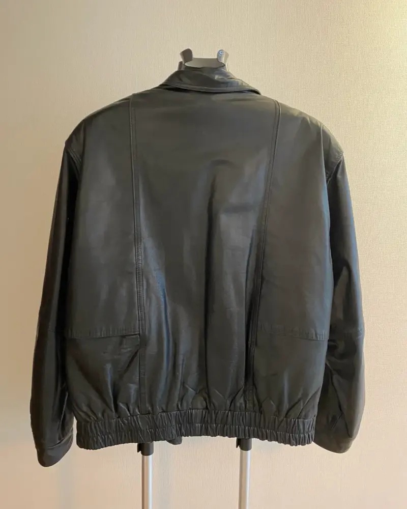 Chaqueta de cuero negra London Fog - 3