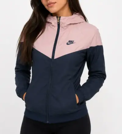 Cortaviento deportivo Nike bicolor para mujer - miniatura 1