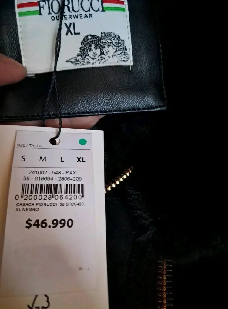 Casaca negra Fiorucci XL para mujer - 1
