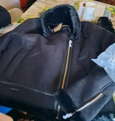 Casaca negra Fiorucci XL para mujer - miniatura 2