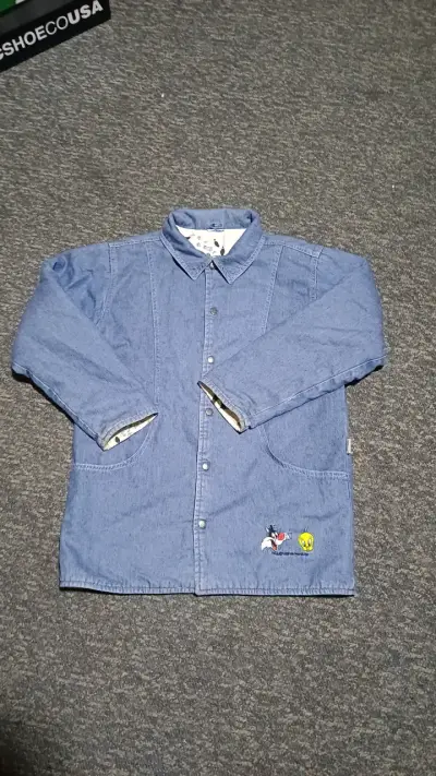 Chaqueta reversible con bordado Looney Tunes - miniatura 1