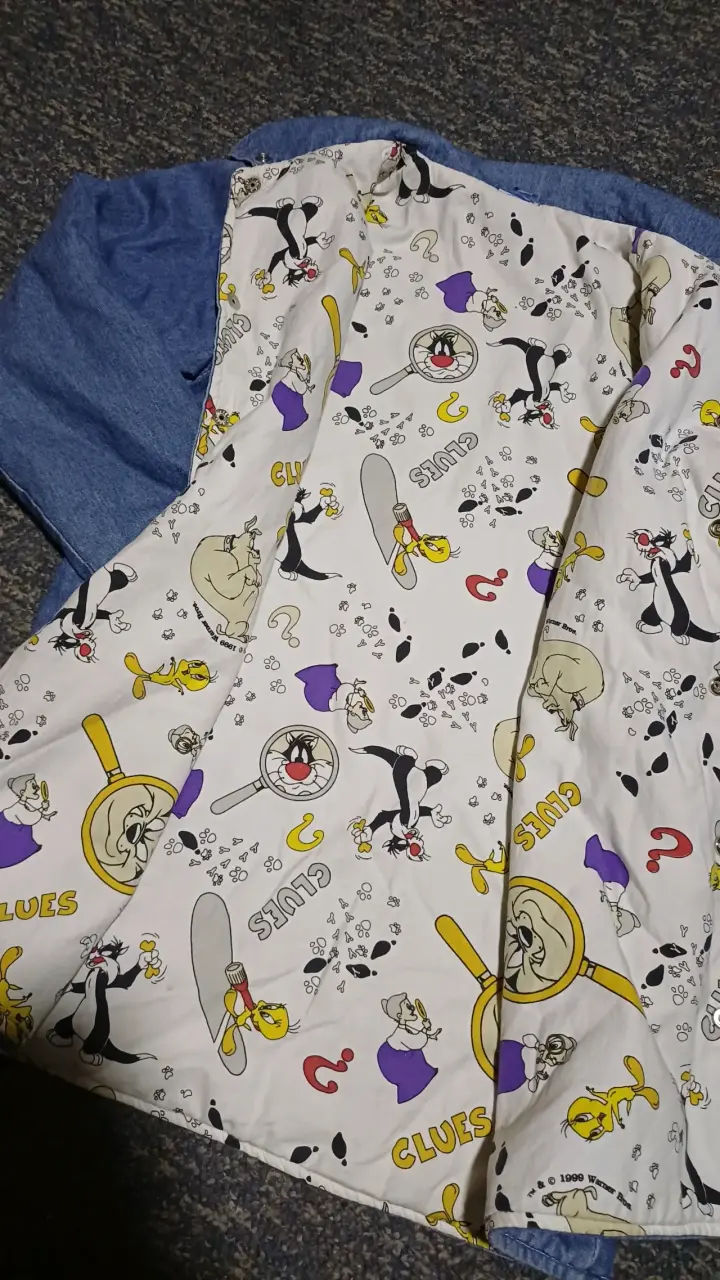Chaqueta reversible con bordado Looney Tunes - 4