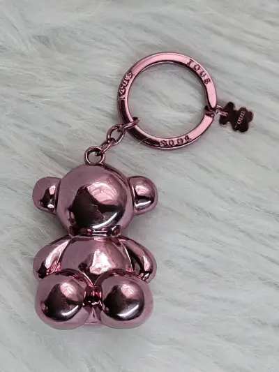 Llavero Tous oso azul, rosa metálico - miniatura 4