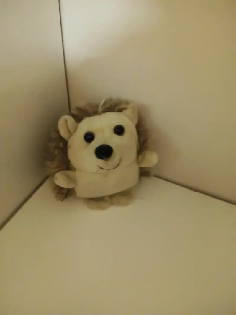 Conejo de peluche blanco suave - 2