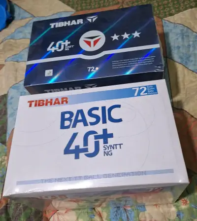 Pelotas de tenis de mesa Tibhar 40+ SYNTT NG - miniatura 2