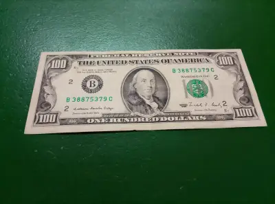 Billete de 100 dólares estadounidense - miniatura 1