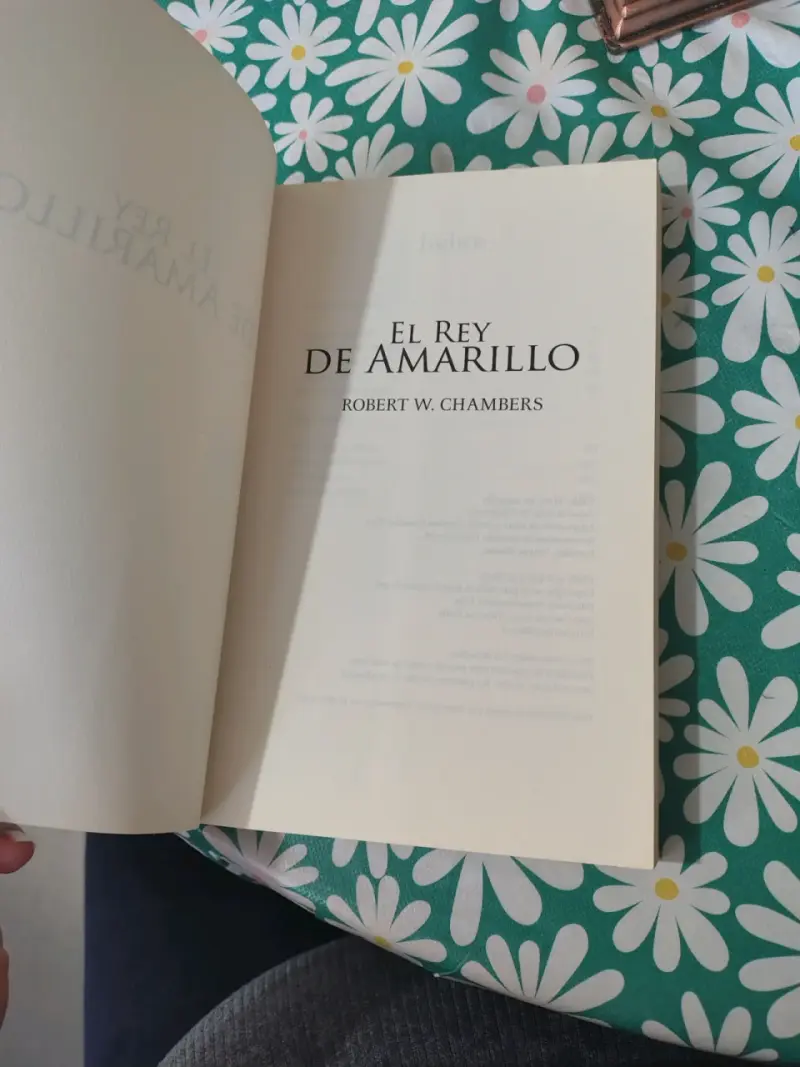Libro El Rey de Amarillo - Clásicos del Terror - 4