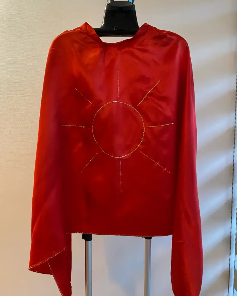 Traje de la tirana, con falso - 1