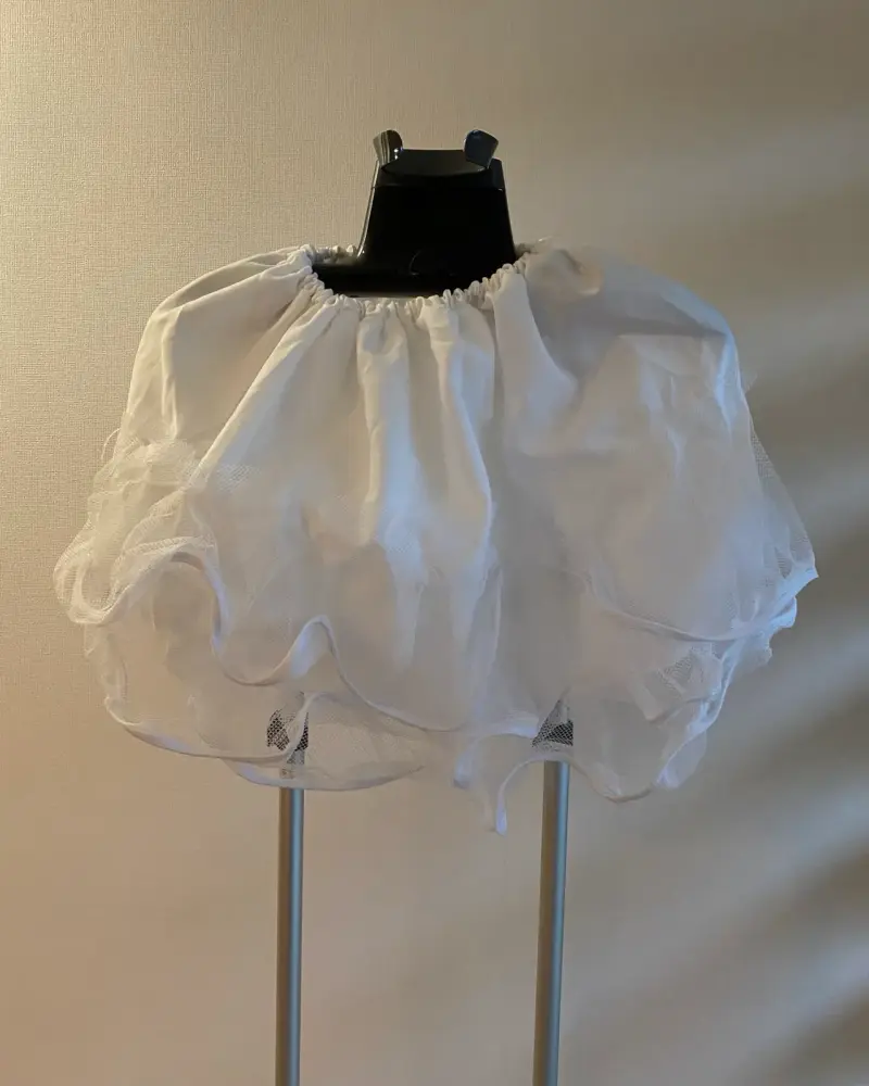 Traje de la tirana, con falso - 4