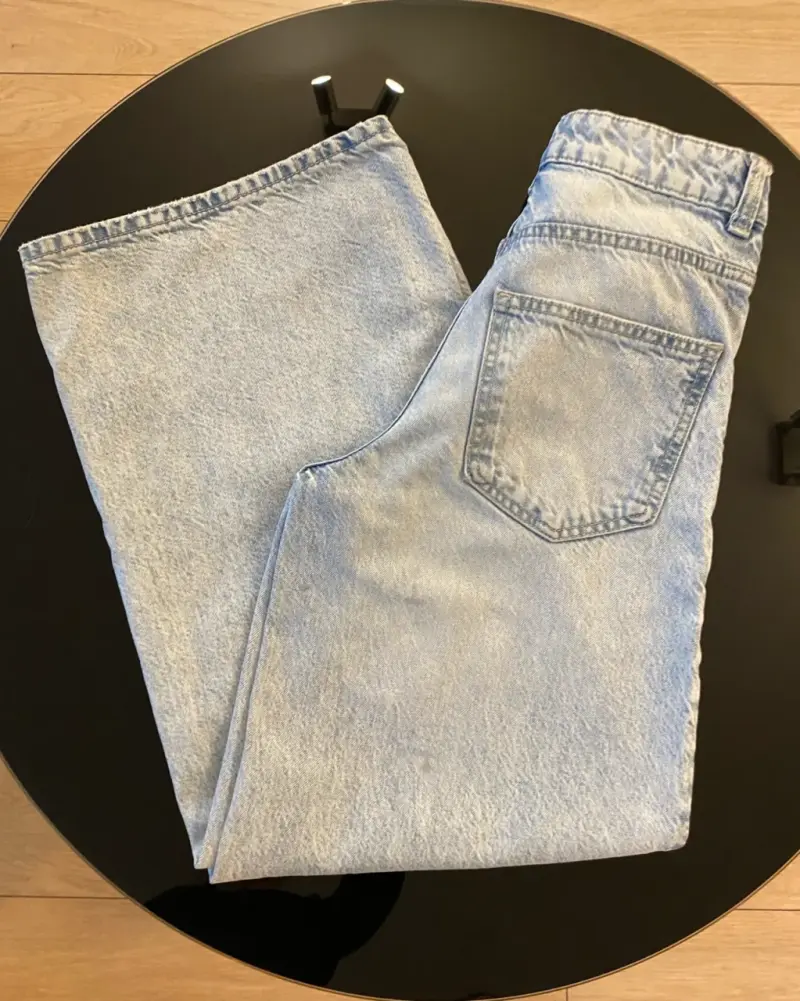 Jeans de mezclilla azul claro - 3